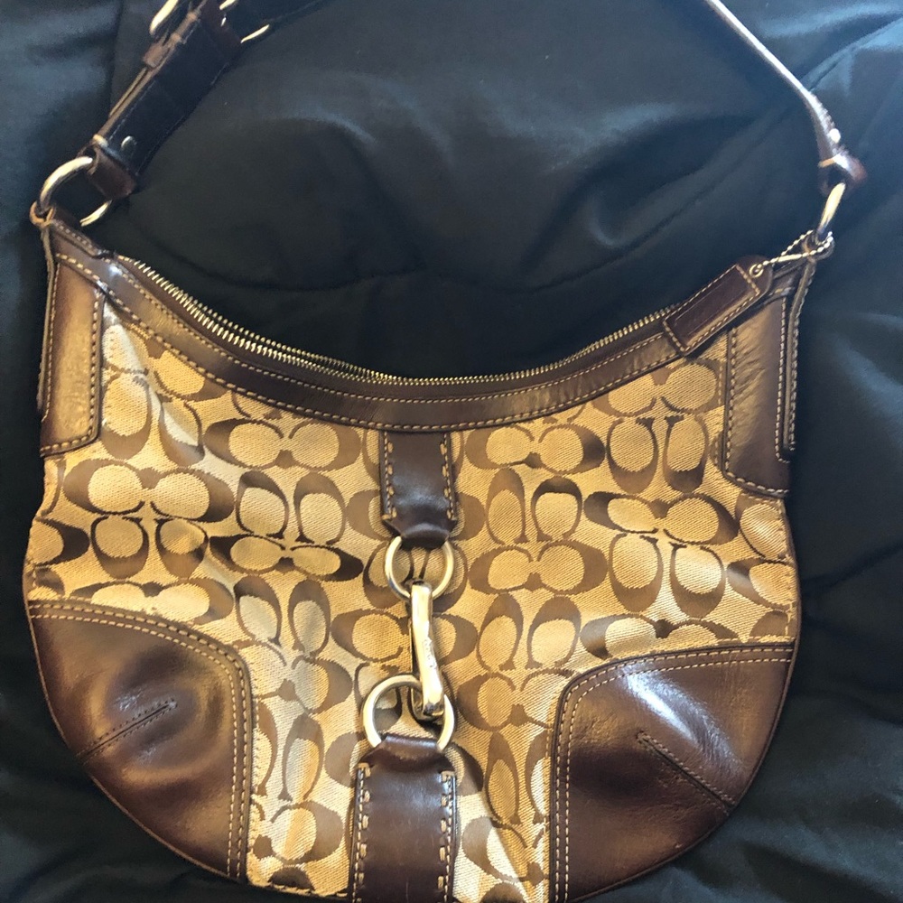 Hamptons Clip Canvas Hobo Bag